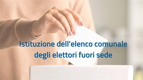 Istituzione dellelenco comunale degli elettori fuori sede